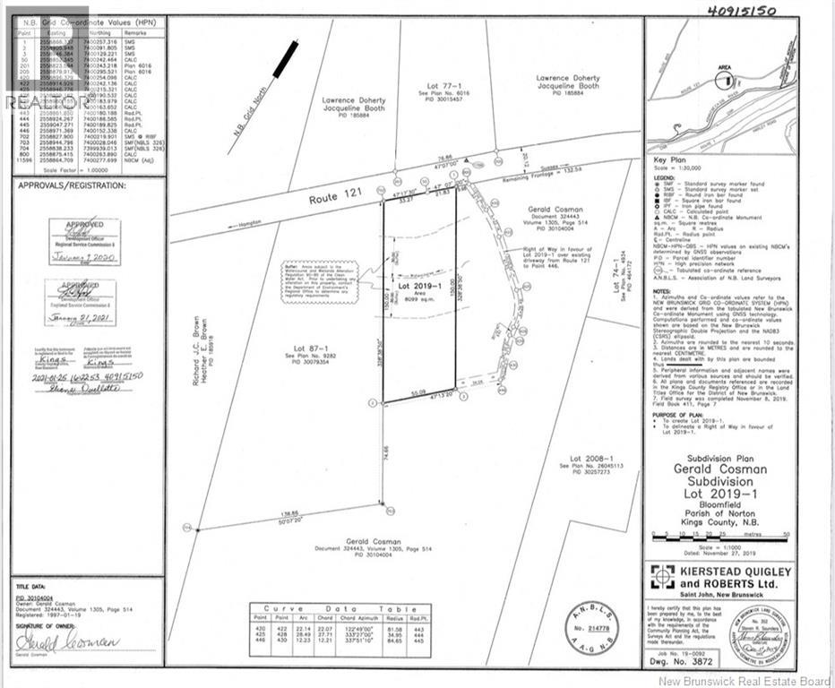 Lot 2019-1 Route 121, Bloomfield, New Brunswick  E5N 4V2 - Photo 18 - NB130392