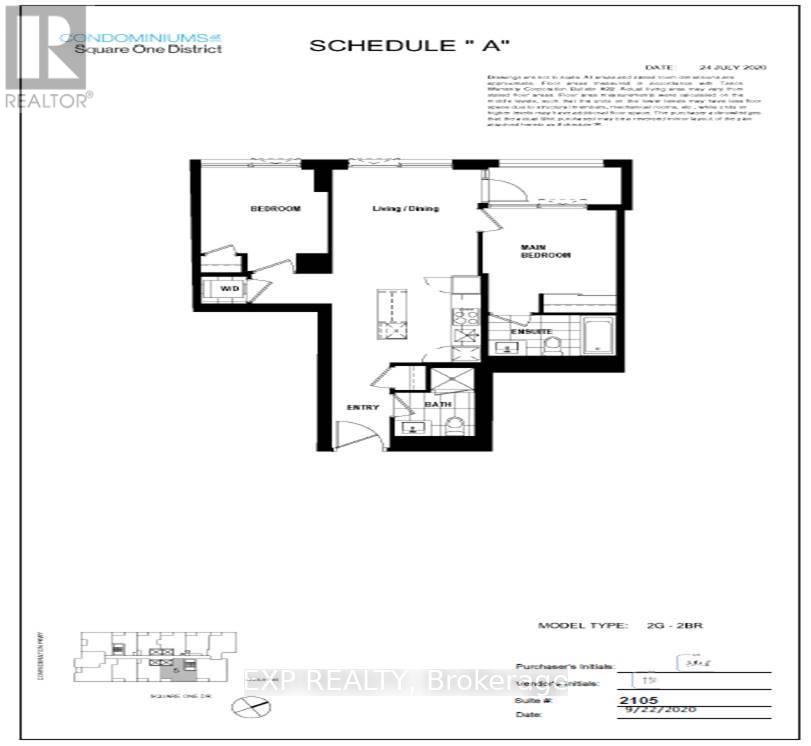 2105 - 395 Square One Drive, Mississauga, Ontario L5B 0P6 - Photo 34 - W12580506