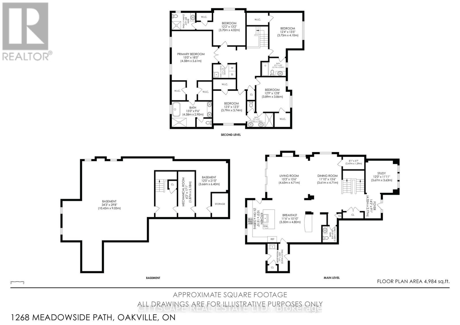 1268 Meadowside Path, Oakville, Ontario  L6M 5M9 - Photo 48 - W12583582