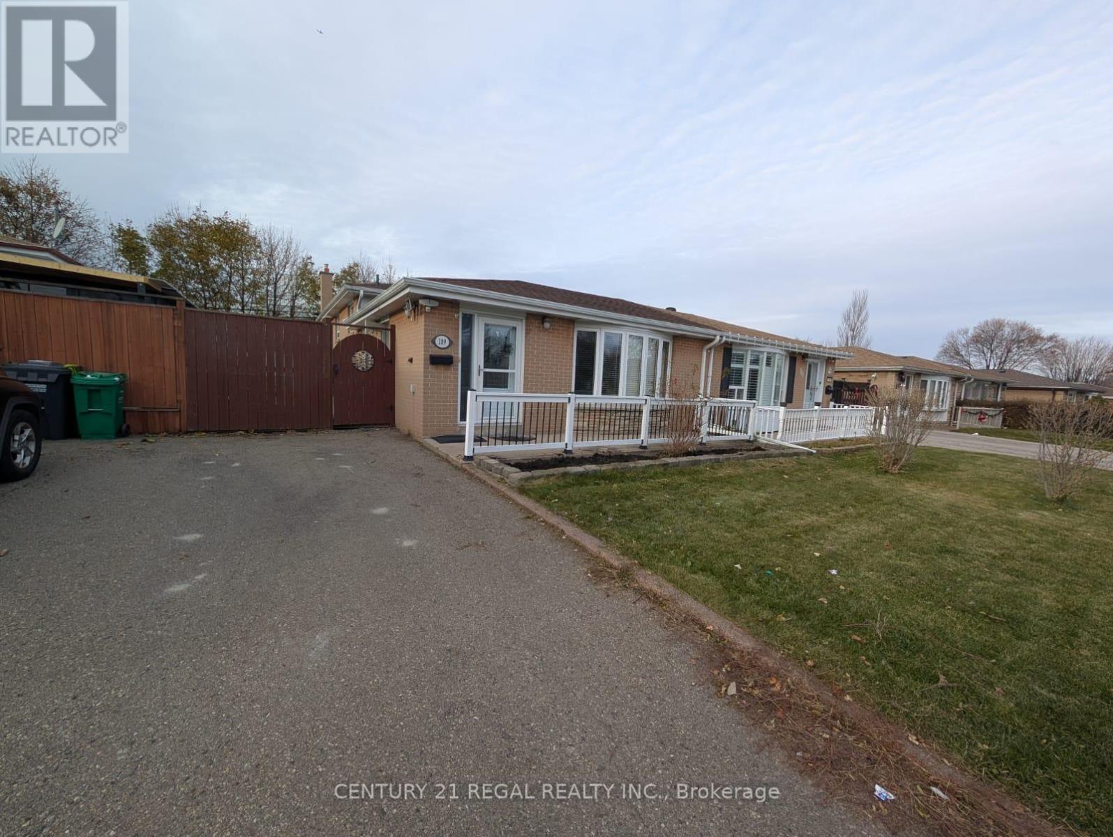 109 BRENTWOOD DRIVE, Brampton, Ontario