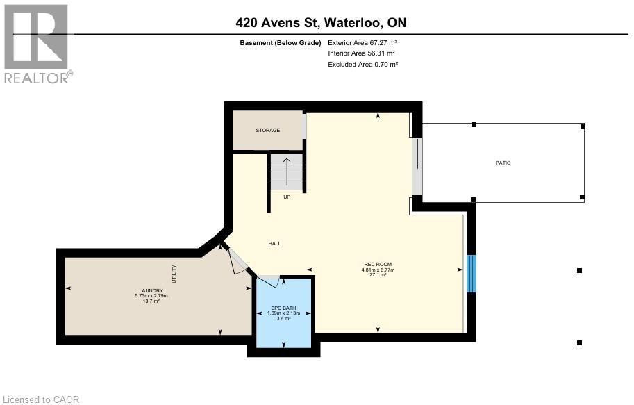 420 Avens Street, Waterloo, Ontario  N2V 0B5 - Photo 41 - 40774029