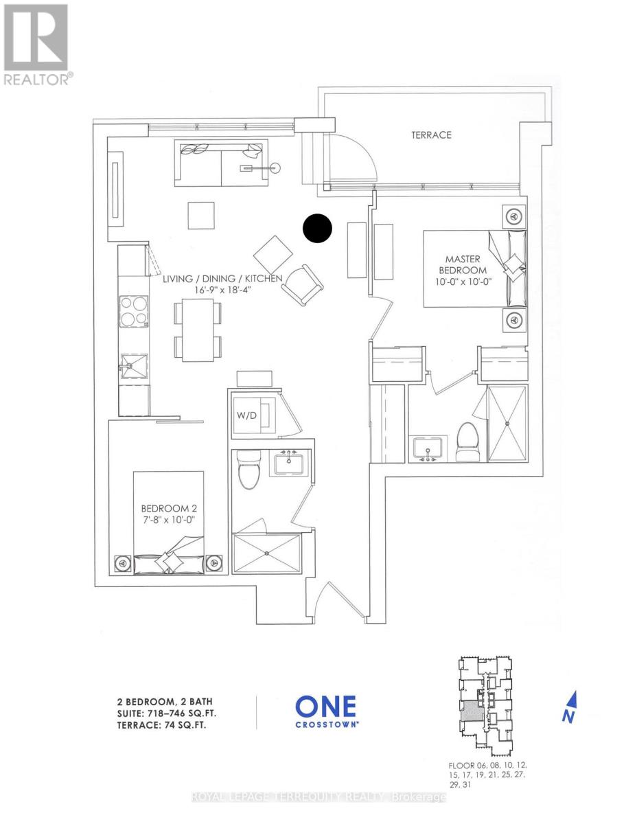 1215 - 1 Quarrington Lane, Toronto, Ontario  M3C 1H7 - Photo 2 - C12584414