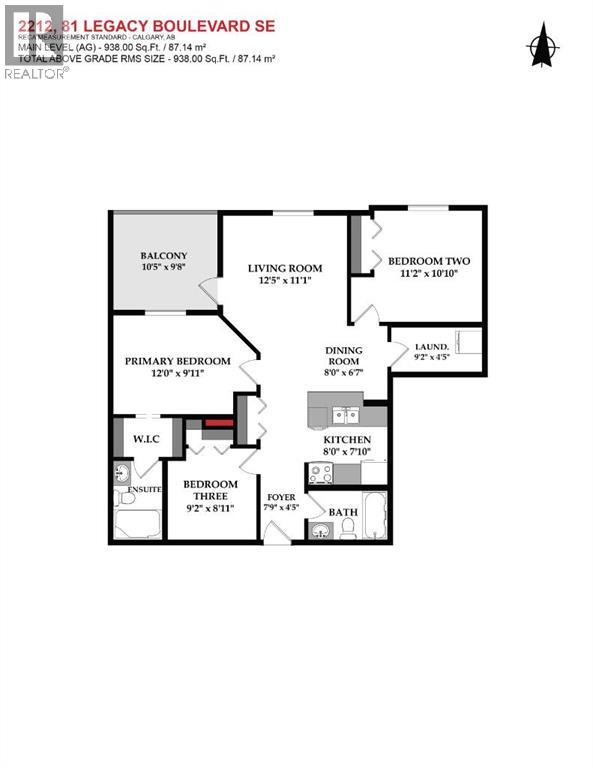 2212, 81 Legacy Boulevard Se, Calgary, Alberta  T2X 2B9 - Photo 30 - A2271270