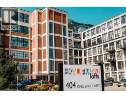 404 KING Street W Unit# 116 313 - Downtown Kitchener/W. Ward