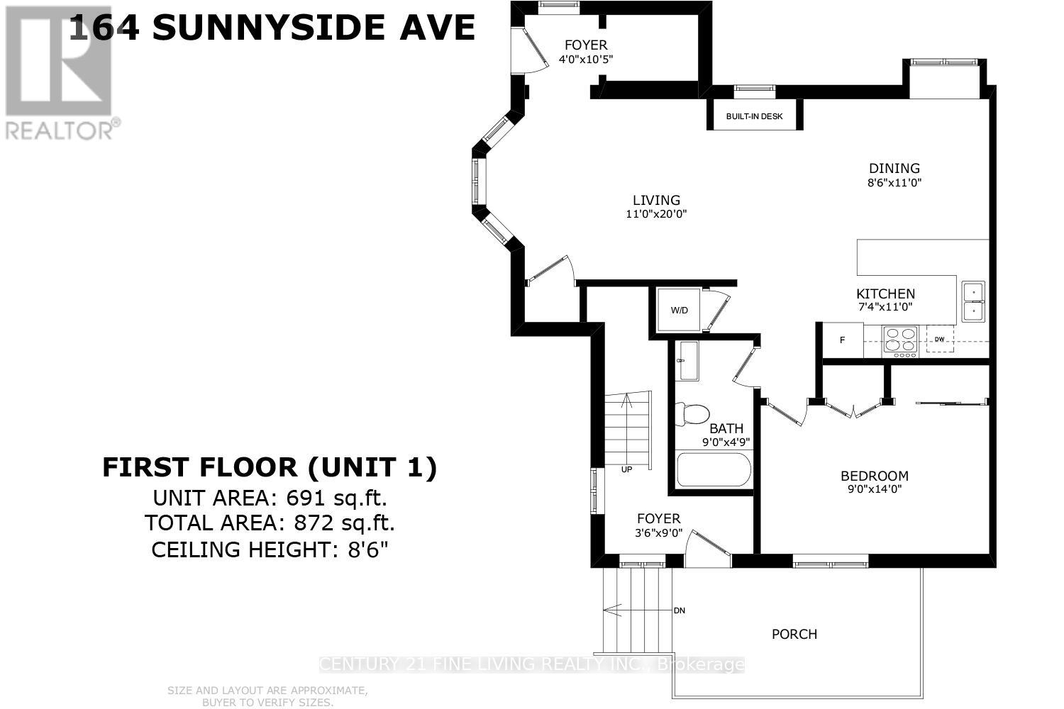 164 Sunnyside Avenue, Toronto, Ontario  M6R 2P6 - Photo 5 - W12587698