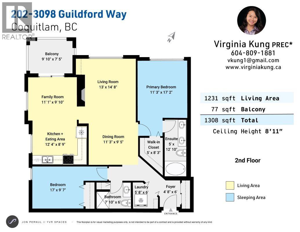 202 3098 Guildford Way, Coquitlam, British Columbia  V3B 7W8 - Photo 40 - R3068153