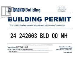 52 Patrick Boulevard, Toronto (Pleasant View), Ca