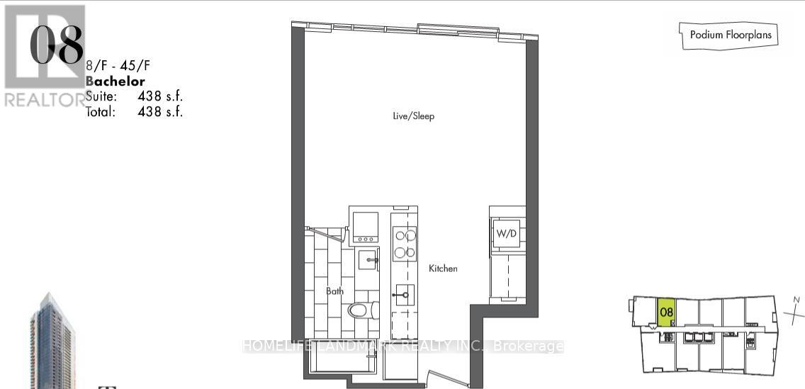 808 - 85 Queens Wharf Road, Toronto, Ontario  M5V 0J9 - Photo 12 - C12589156