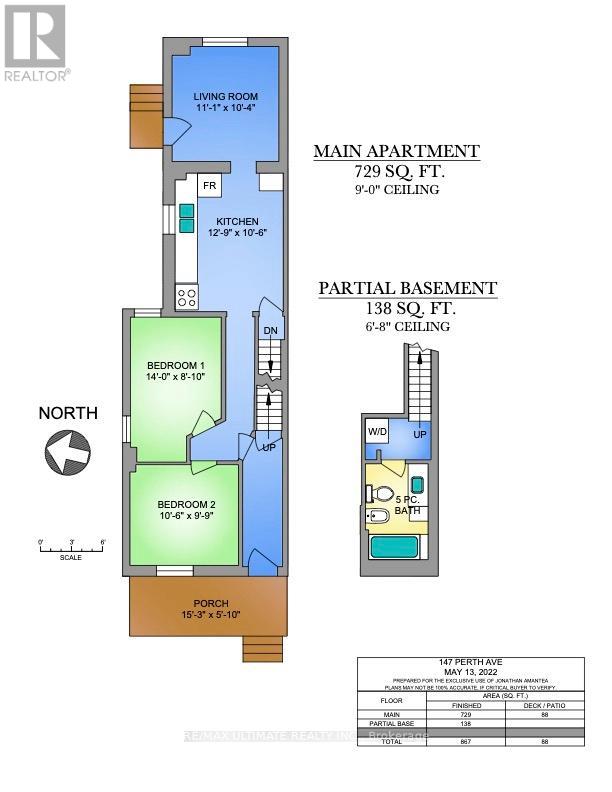 Main - 147 Perth Avenue, Toronto, Ontario  M6P 3X2 - Photo 23 - W12589190