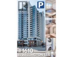 15 WELLINGTON Street S Unit# 1610 313 - Downtown Kitchener/W. Ward