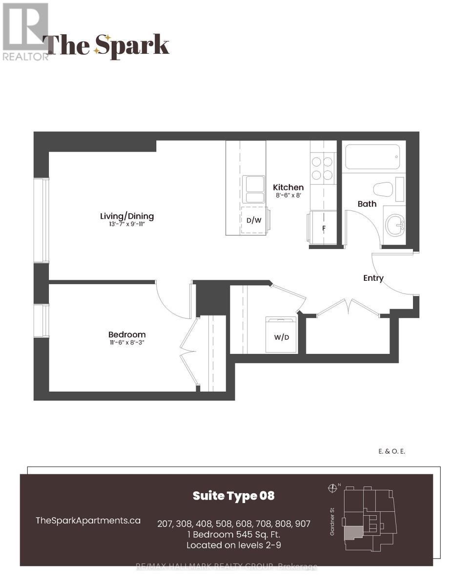 608 - 353 Gardner Street, Ottawa, Ontario  K1L 7V8 - Photo 4 - X12590522