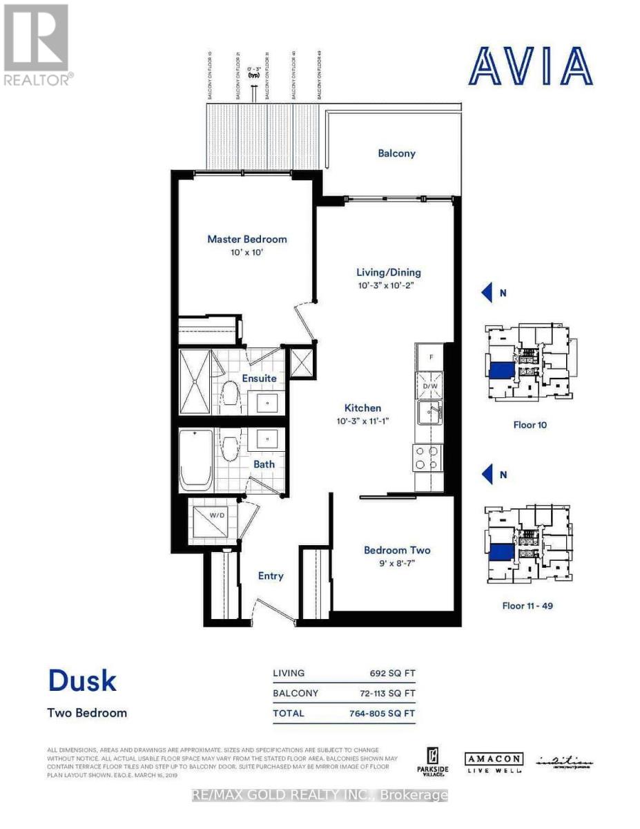 1109 - 430 Square One Drive, Mississauga, Ontario  L5B 0L6 - Photo 15 - W12590262