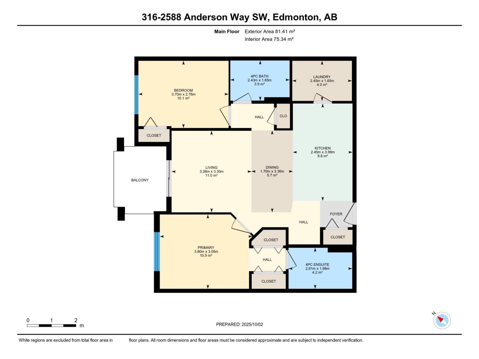 #316 2588 Anderson Wy Sw, Edmonton, Alberta T6W 0R2 - Photo 46 - E4467143