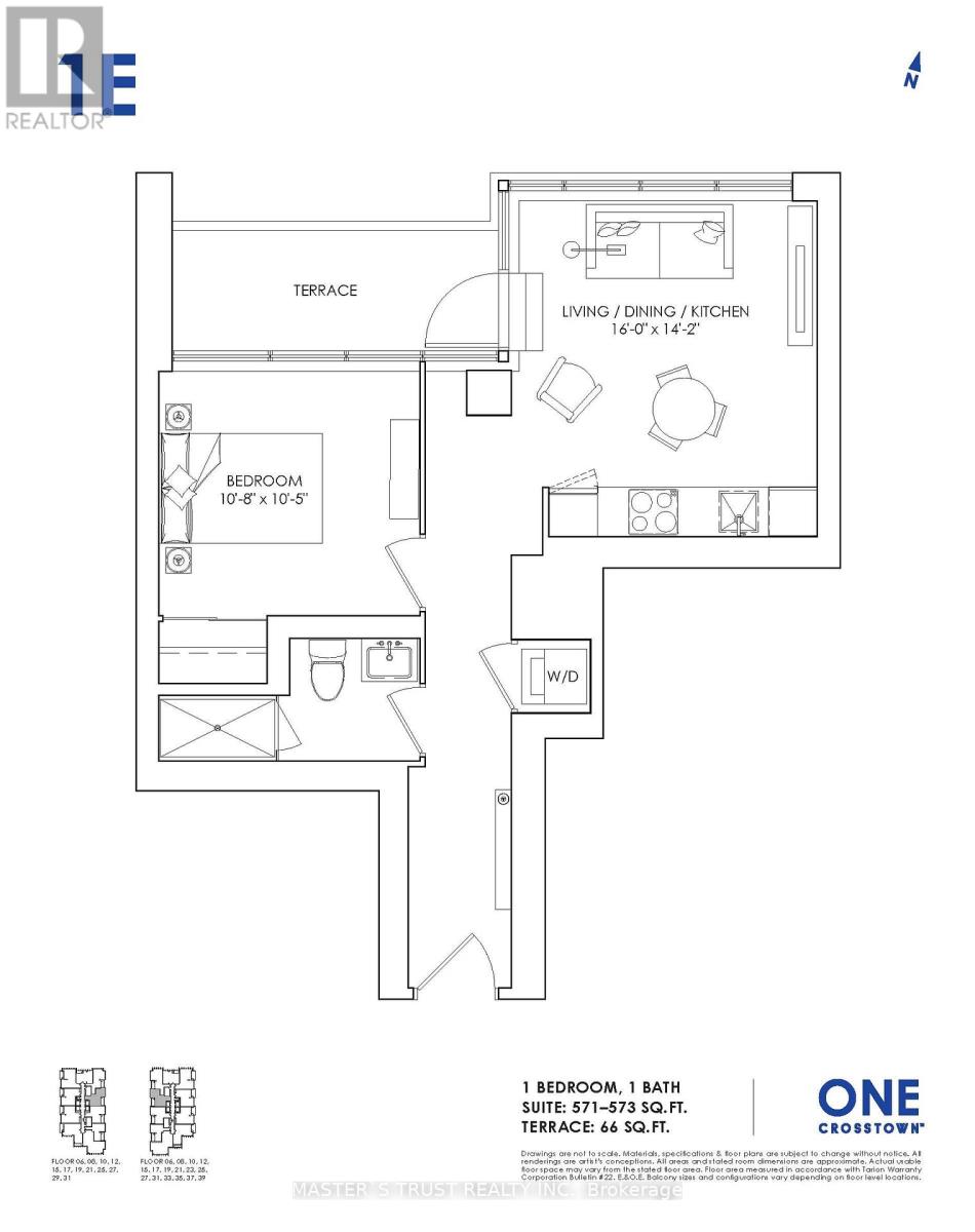 1220 - 1 Quarrington Lane, Toronto, Ontario M3C 0S4 - Photo 5 - C12587368