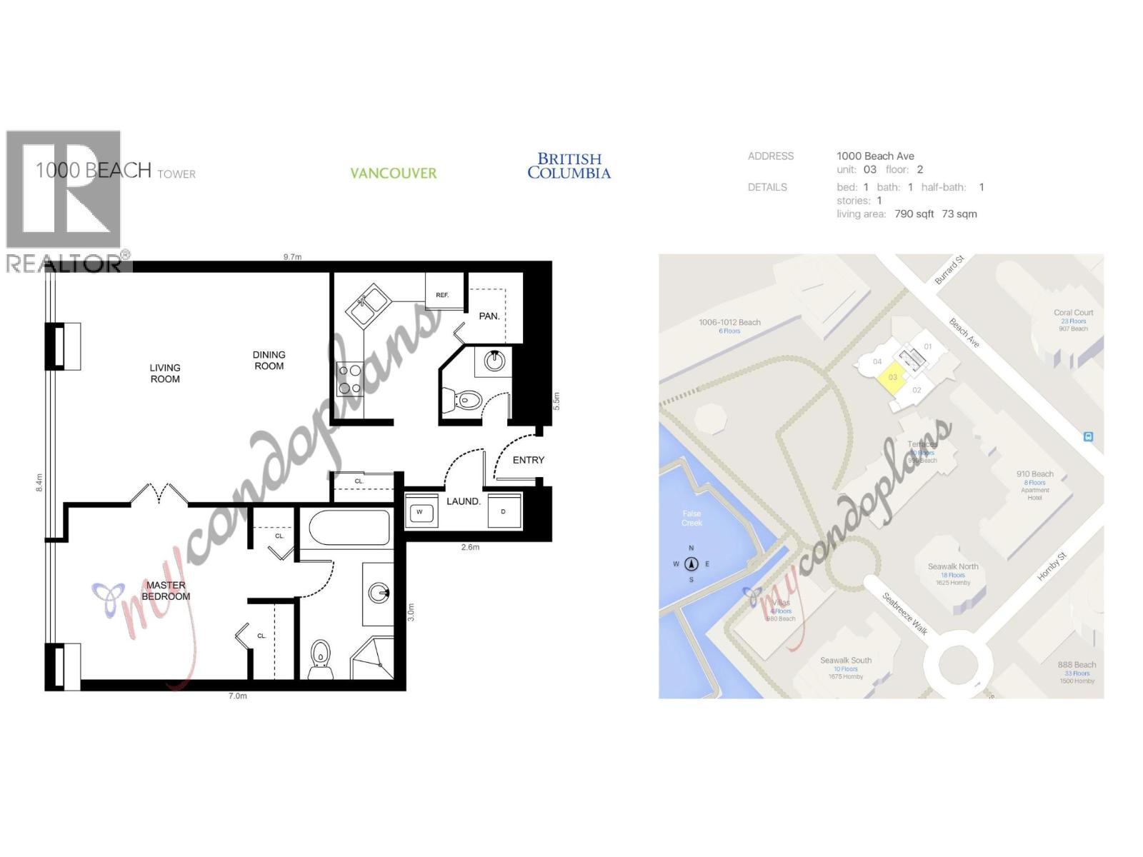 203 1000 Beach Avenue, Vancouver, British Columbia  V6E 4M2 - Photo 2 - R3071214