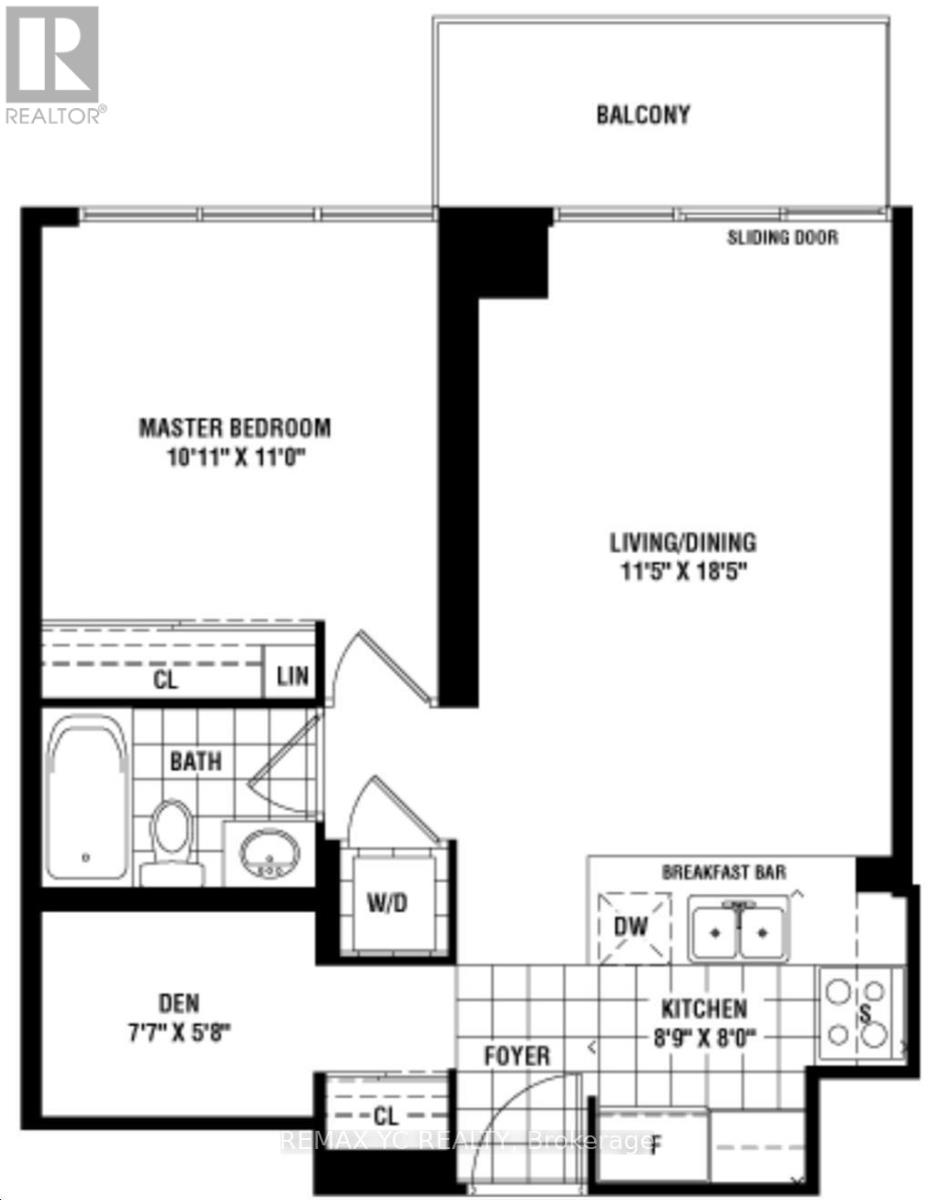 1608 - 825 Church Street S, Toronto, Ontario  M4W 3Z4 - Photo 10 - C12591954