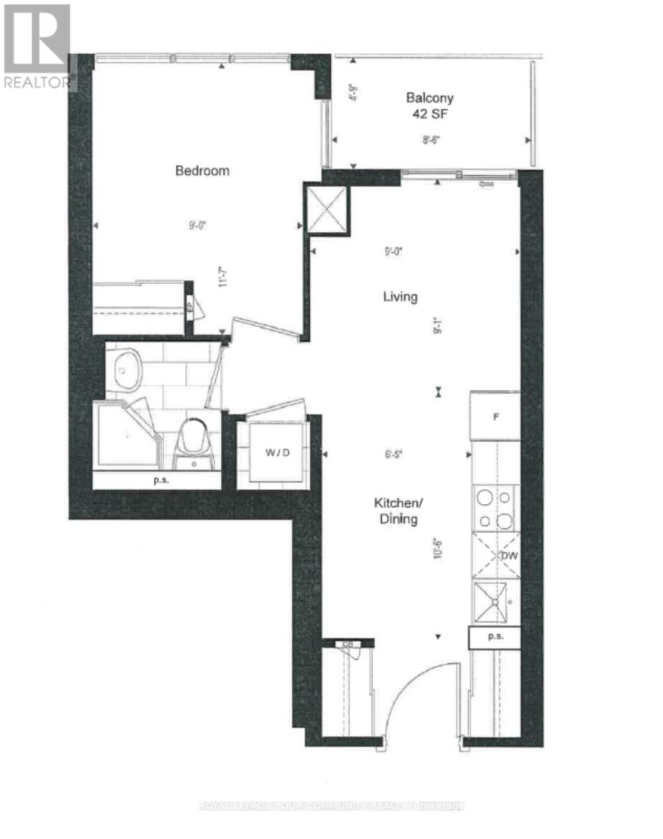 1005 - 70 Princess Street, Toronto, Ontario M5A 0X6 - Photo 4 - C12592202