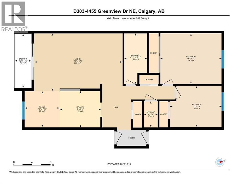 303, 4455d Greenview Drive Ne, Calgary, Alberta  T2E 6M1 - Photo 18 - A2257785