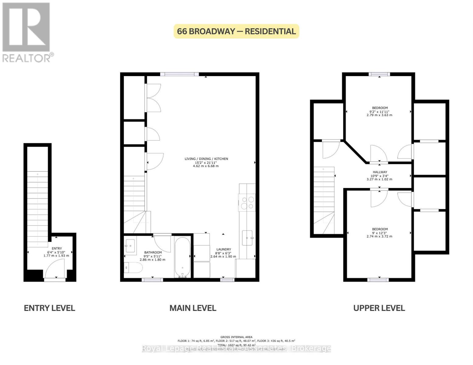Upper - 66 Broadway Avenue, Orangeville, Ontario L9W 1J9 - Photo 23 - W12547410