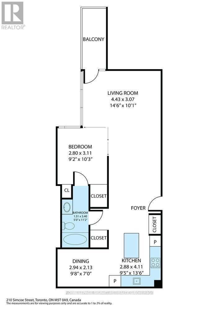 814 - 210 Simcoe Street, Toronto (Kensington-Chinatown), Ontario  M5T 0A9 - Photo 2 - C12595786