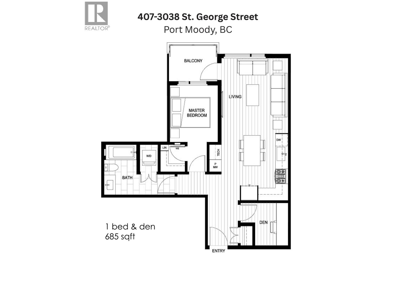 407 3038 St George Street, Port Moody, British Columbia  V3H 0L3 - Photo 33 - R3065278