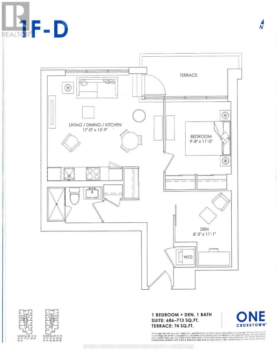 1216 - 1 Quarrington Lane, Toronto, Ontario  M3C 0S4 - Photo 22 - C12593772