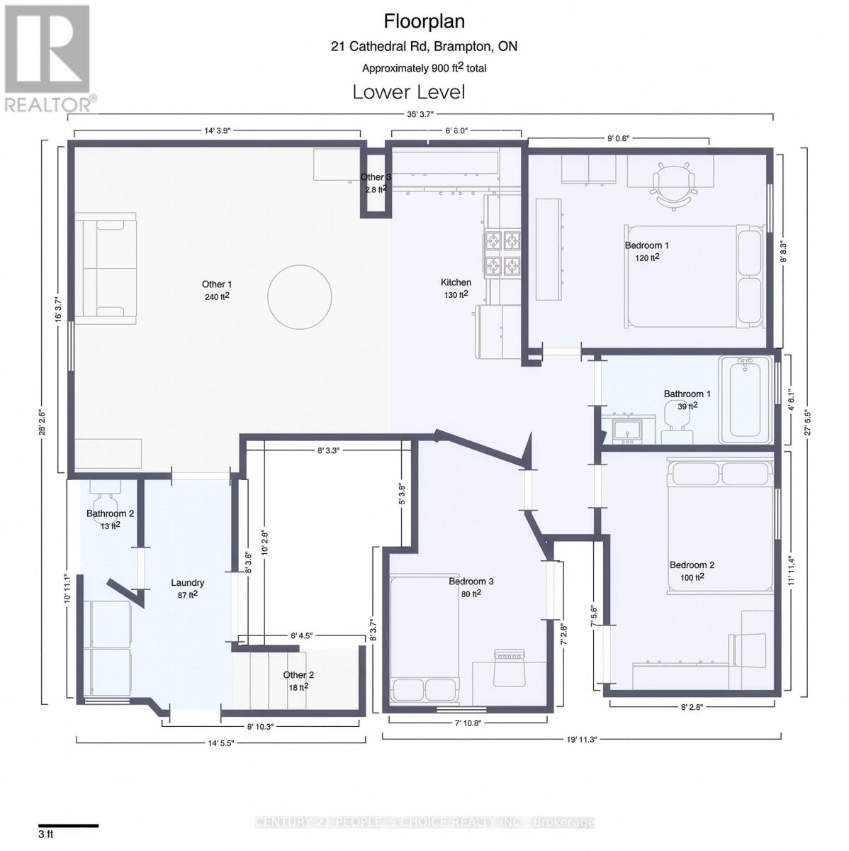 21 Cathedral Road, Brampton, Ontario  L6W 2P1 - Photo 43 - W12597638