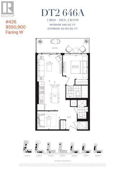 426 - 395 Dundas Street W, Oakville, Ontario  L6M 5R8 - Photo 11 - W12597782