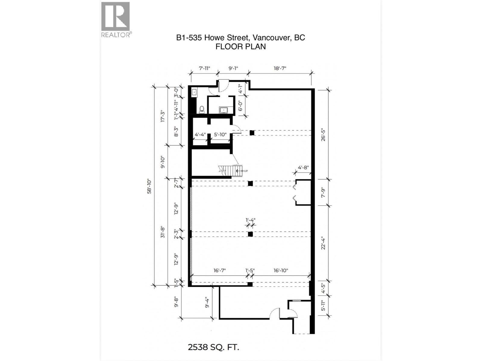 B1 535 Howe Street, Vancouver, British Columbia  V6C 2Z4 - Photo 1 - C8074234