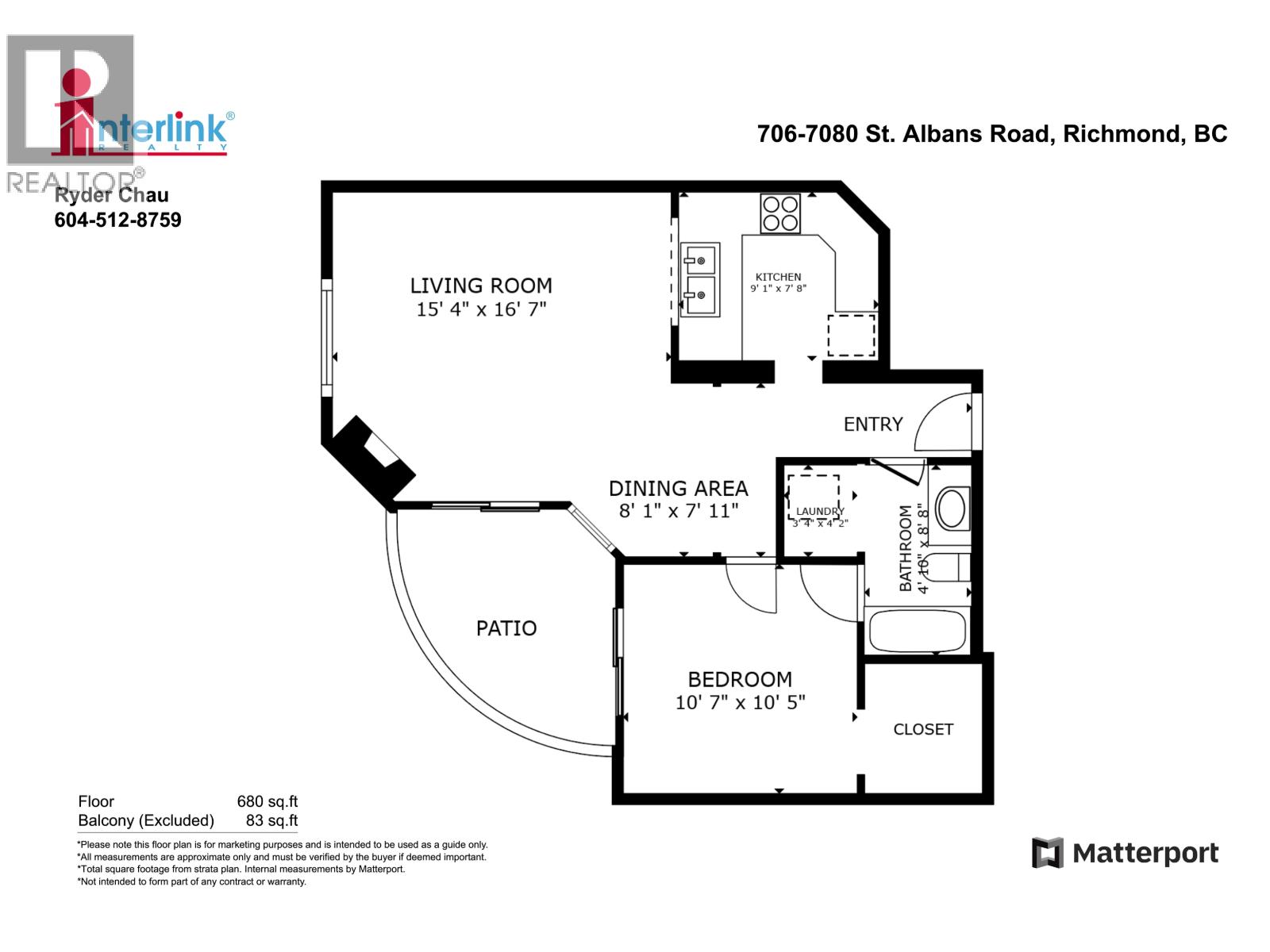 706 7080 St. Albans Road, Richmond, British Columbia V6Y 4E6 - Photo 1 - R3071882