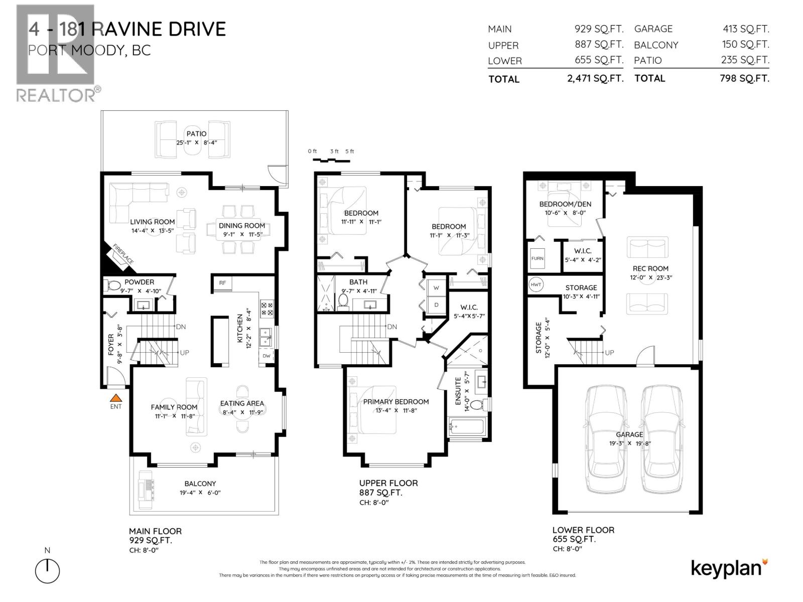 4 181 Ravine Drive, Port Moody, British Columbia  V3H 4T3 - Photo 40 - R3071920