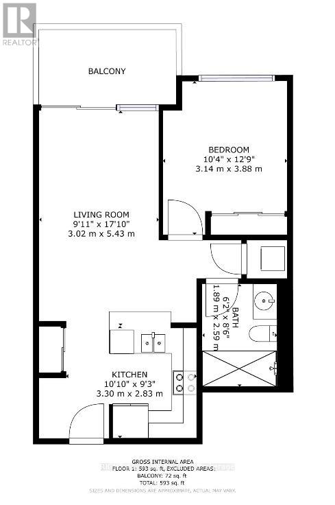 1611 - 2545 Erin Centre Boulevard, Mississauga, Ontario  L5M 6Z9 - Photo 4 - W12362852