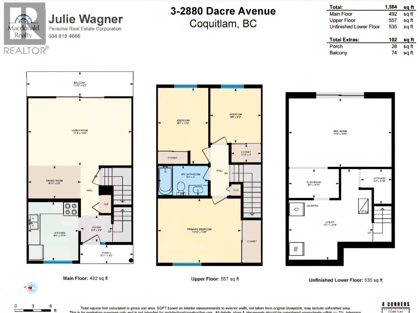 3 2880 Dacre Avenue, Coquitlam, British Columbia  V3C 4H6 - Photo 37 - R3072154