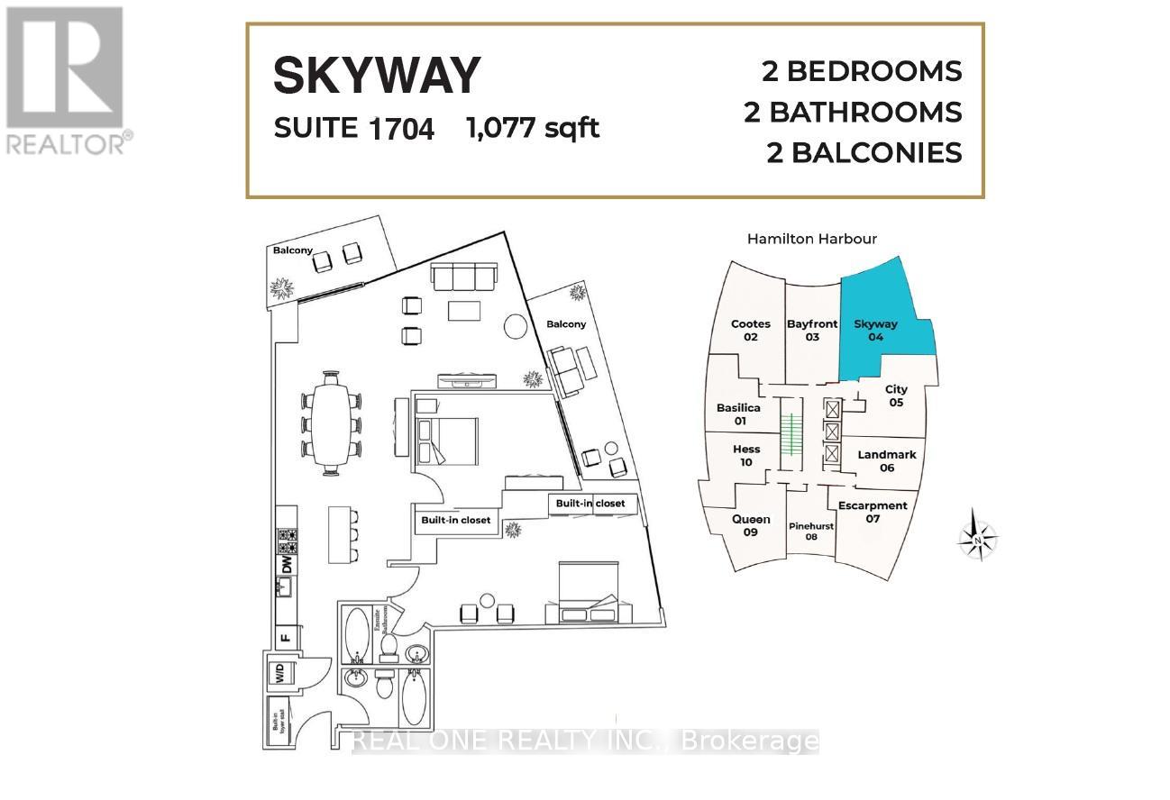 1404 - 20 George Street, Hamilton, Ontario  L8P 0C4 - Photo 2 - X12602264