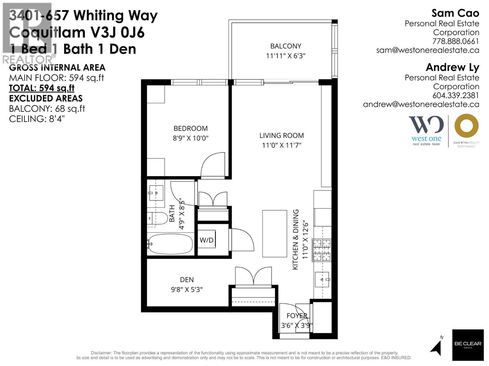3401 657 Whiting Way, Coquitlam, British Columbia  V3J 0J6 - Photo 29 - R3072294
