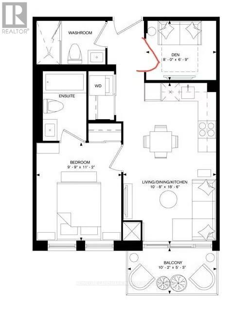 1108 - 8 Rouge Valley Drive, Markham, Ontario  L6G 0G8 - Photo 2 - N12603572