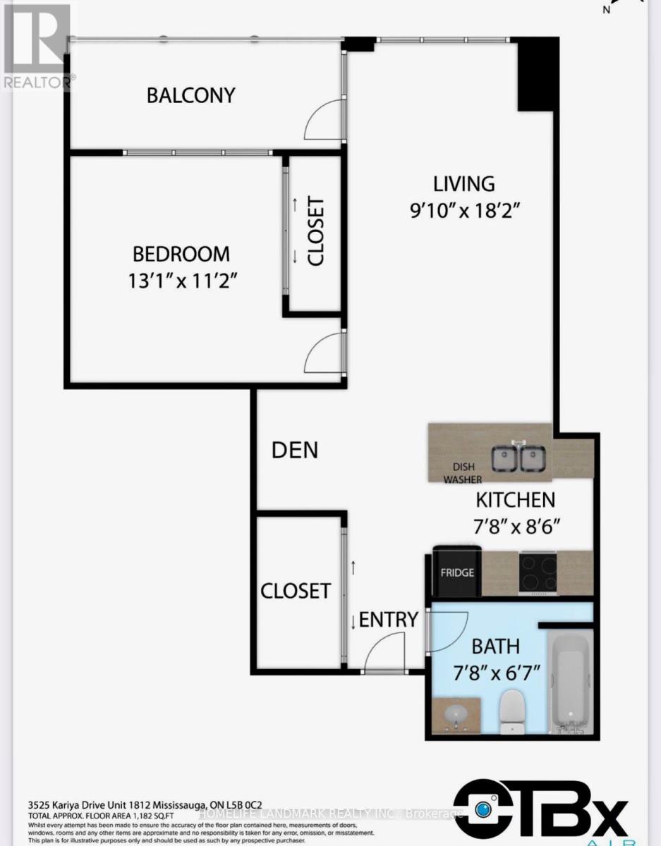 1812 - 3525 Kariya Drive, Mississauga, Ontario  L5B 0C2 - Photo 21 - W12604502