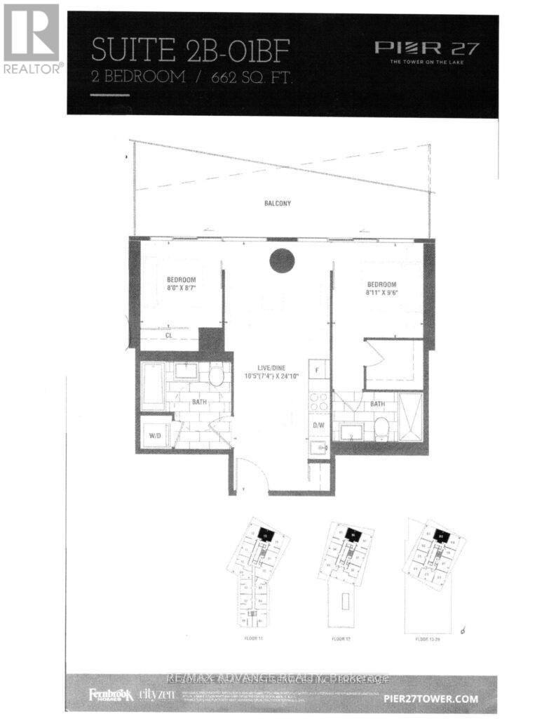 2508 - 15 Queens Quay E, Toronto, Ontario  M5E 0A5 - Photo 15 - C12604896