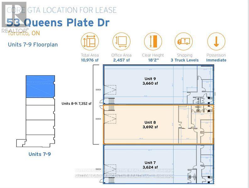 7-9 - 53 Queens Plate Drive, Toronto, Ontario  M9W 6P1 - Photo 2 - W12471960