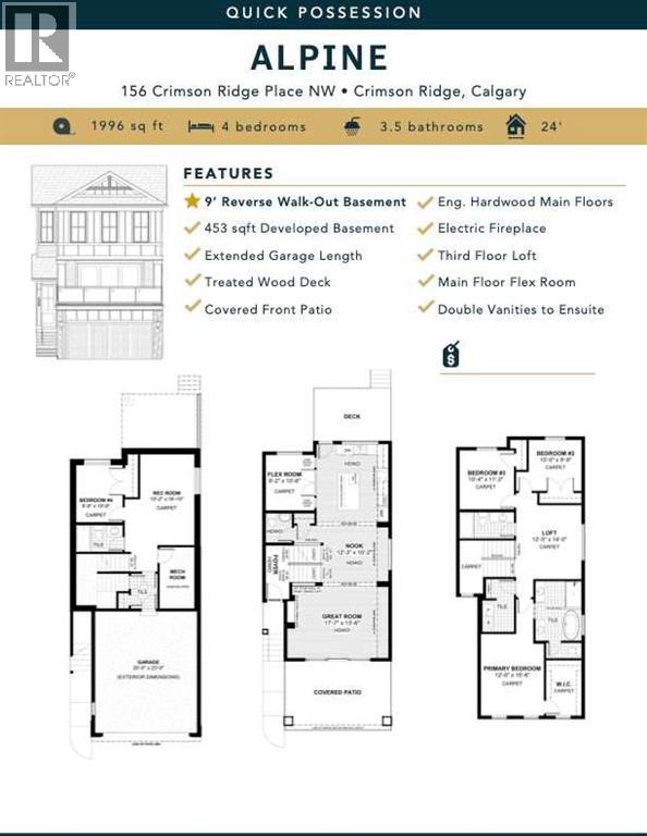 156 Crimson Ridge Place Nw, Calgary, Alberta  T3L 0K4 - Photo 2 - A2268603
