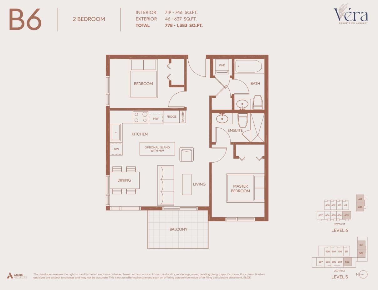501 5398 207 Street, Langley, British Columbia  V3A 2G1 - Photo 5 - R3072554