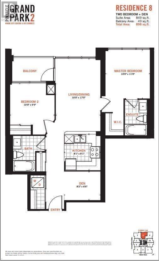 2108 - 3975 Grand Park Drive, Mississauga, Ontario L5B 0K4 - Photo 3 - W12606794