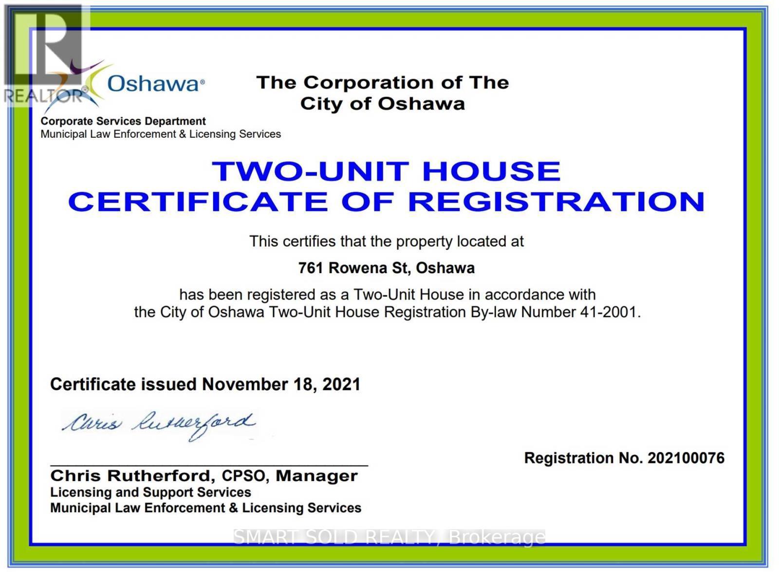 Lower - 761 Rowena Street, Oshawa, Ontario  L1H 4Z3 - Photo 19 - E12607238