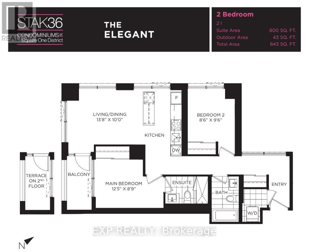 2203 - 395 Square One Drive, Mississauga, Ontario  L5B 0P6 - Photo 13 - W12462494