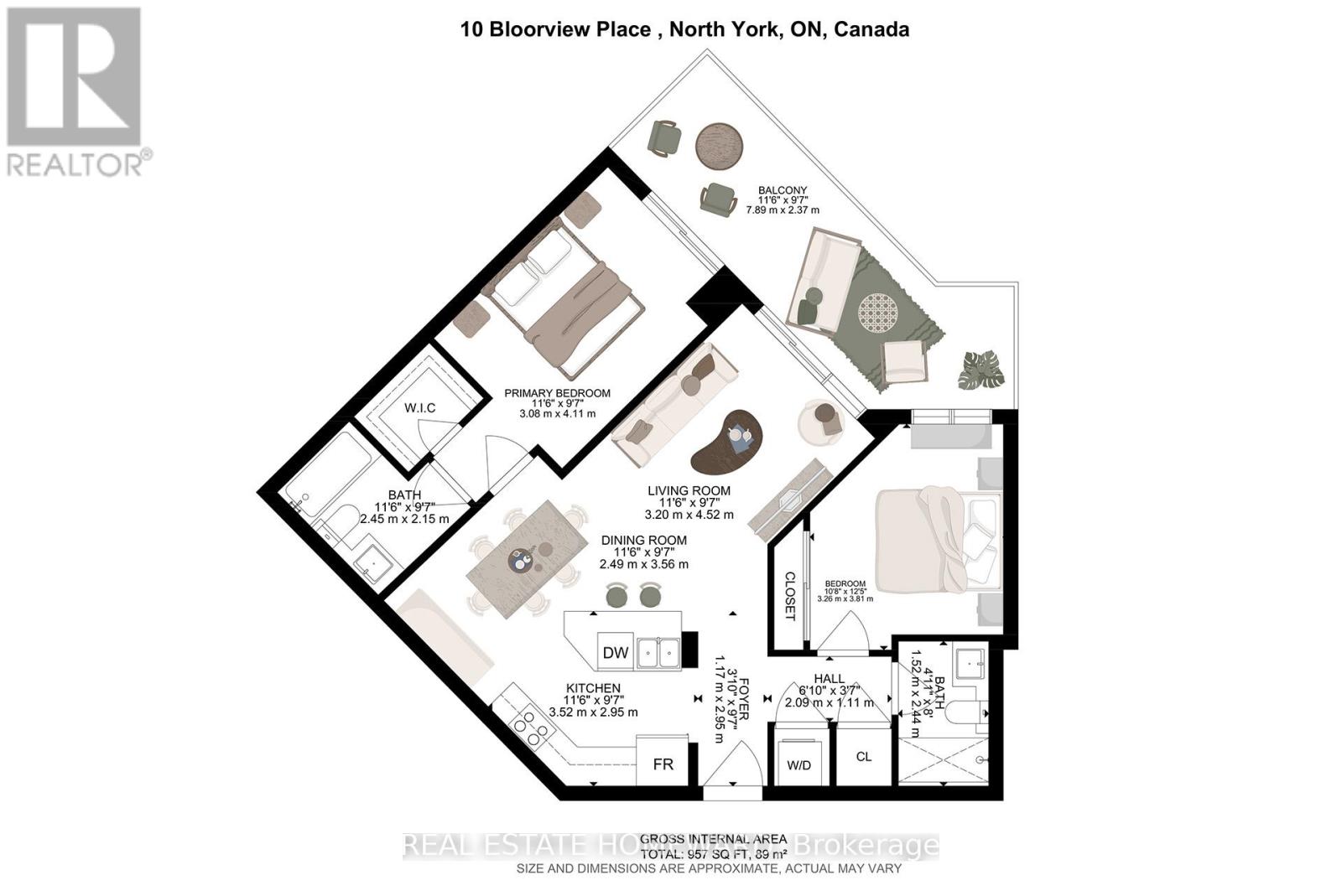 206 - 10 Bloorview Place, Toronto, Ontario  M2J 0B1 - Photo 3 - C12608894