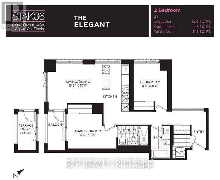 2203 - 395 Square One Drive, Mississauga (City Centre), Ontario  L5B 0P6 - Photo 13 - W12609622