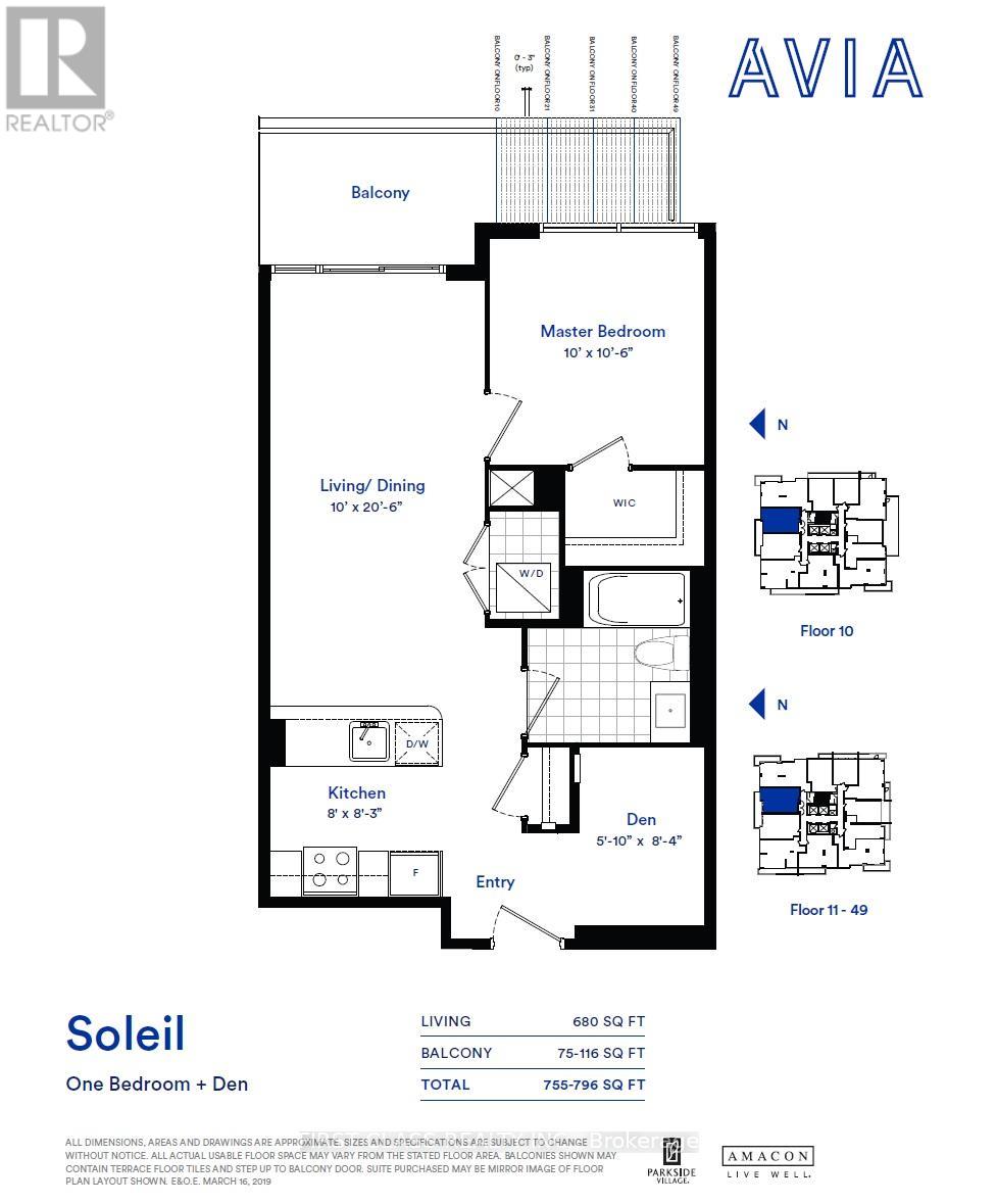 2510 - 430 Square One Drive, Mississauga, Ontario  L5B 0L6 - Photo 32 - W12611166