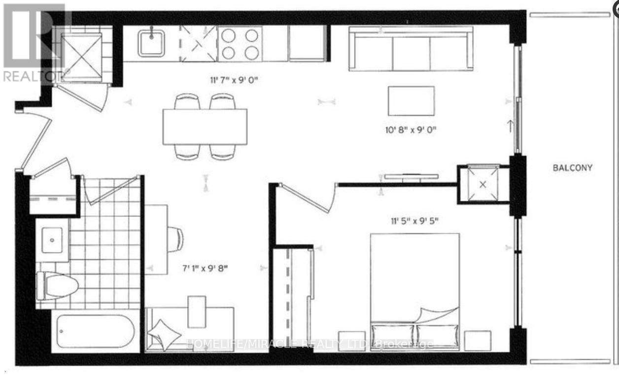 905 - 30 Samuel Wood Way, Toronto, Ontario  M9B 0C9 - Photo 4 - W11966043