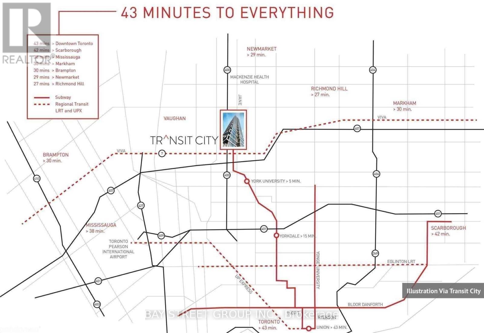 2207 - 5 Buttermill Avenue, Vaughan (Vaughan Corporate Centre), Ontario  L4K 0J5 - Photo 22 - N12612204