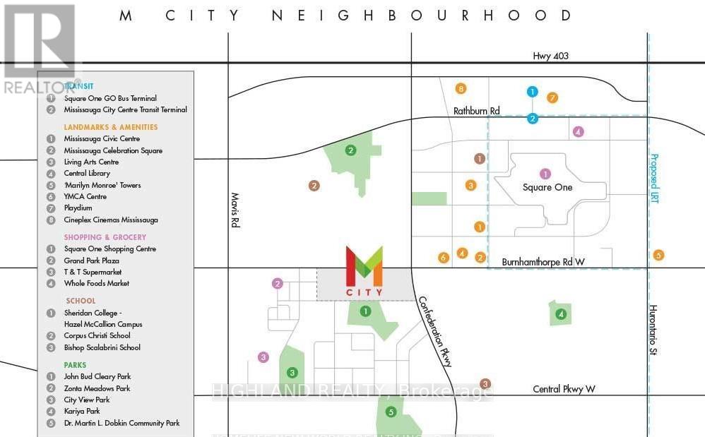 5706 - 3900 Confederation Parkway, Mississauga, Ontario  L5B 0M3 - Photo 14 - W12612772